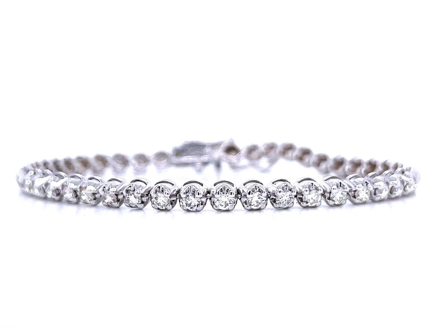 Diamond Tennis Bracelet in 14K White Gold (2.90 CT)